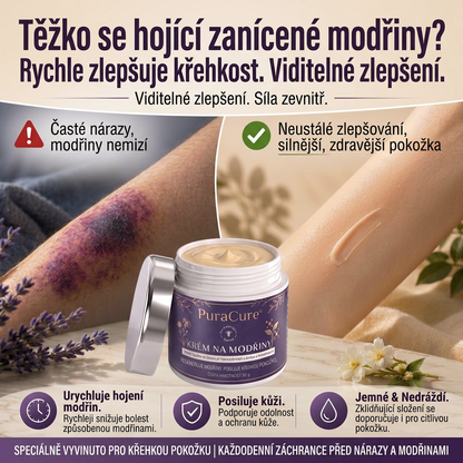 🪻 100 000+ PRODANÝCH KUSŮ 💁‍♀️ – PuraCure® Krém na modřiny a posílení pokožky