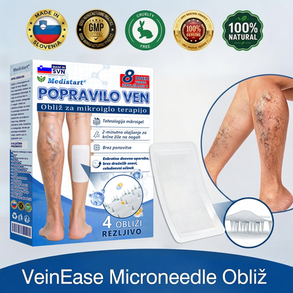 🌱 Medistart® Mikroiglični obliž za nego krčnih žil ⚡ Takojšnje olajšanje, dolgotrajni učinki