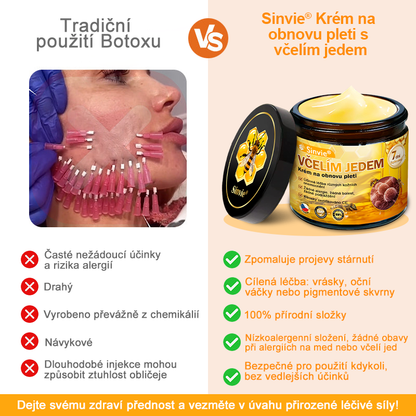 💝🌹 Sinvie® Krém na obnovu pleti s včelím jedem 👨‍⚕‍CE schváleno