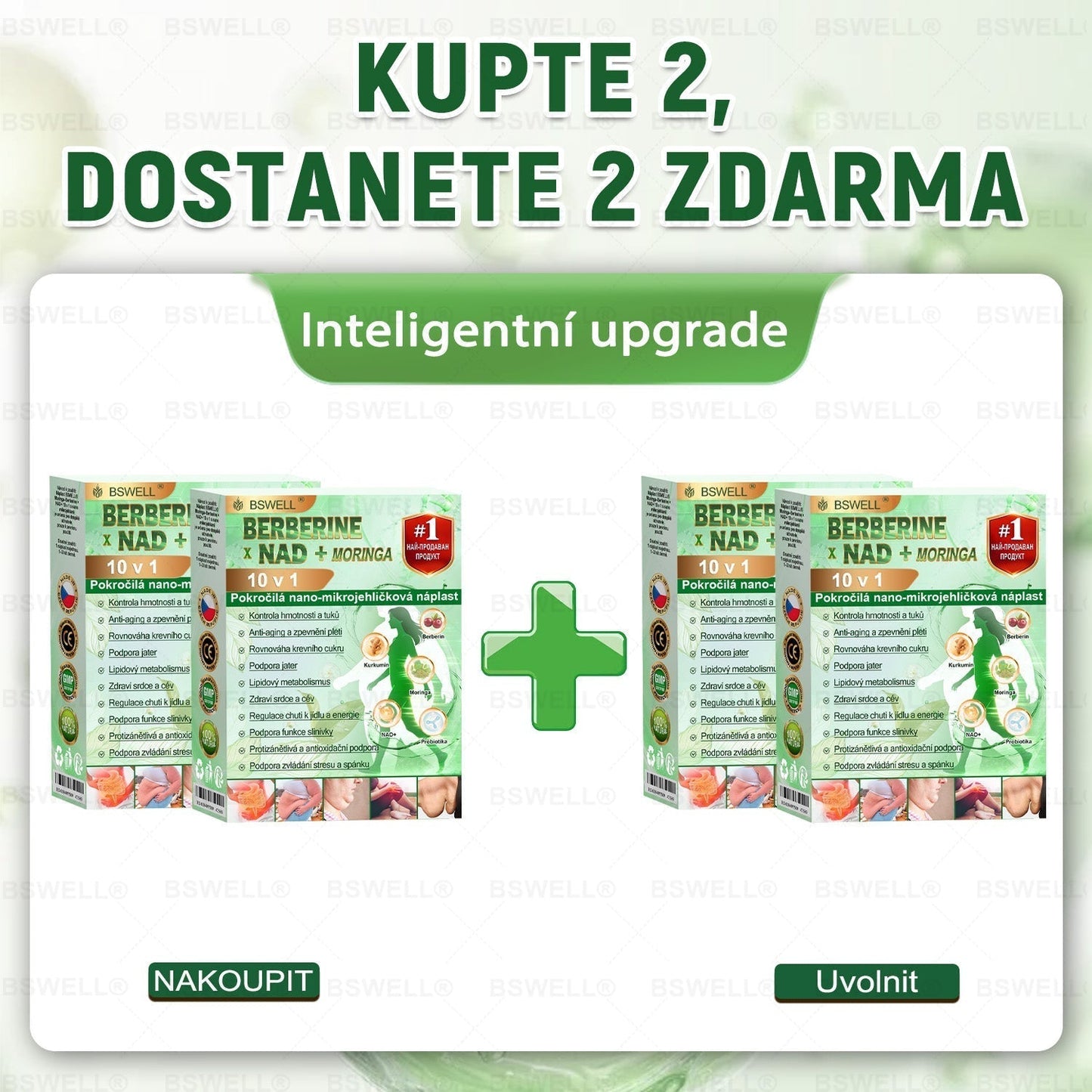 🌿 BSWELL® Nano mikrovpichová zeštíhlující náplast✨(Stačí použít pouze jednou denně – viditelné změny již za 28 dní) ✅Bezbolestná, dlouhotrvající, zaměřená na řešení cukrovky, obezity a kardiovaskulárních onemocnění