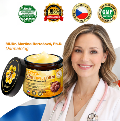 ✅Doporučení dermatologa 🐝 ✨Sinvie® Krém na obnovu pleti s včelím jedem 🔥 Český vývoj, výroba a dodávka v České republice