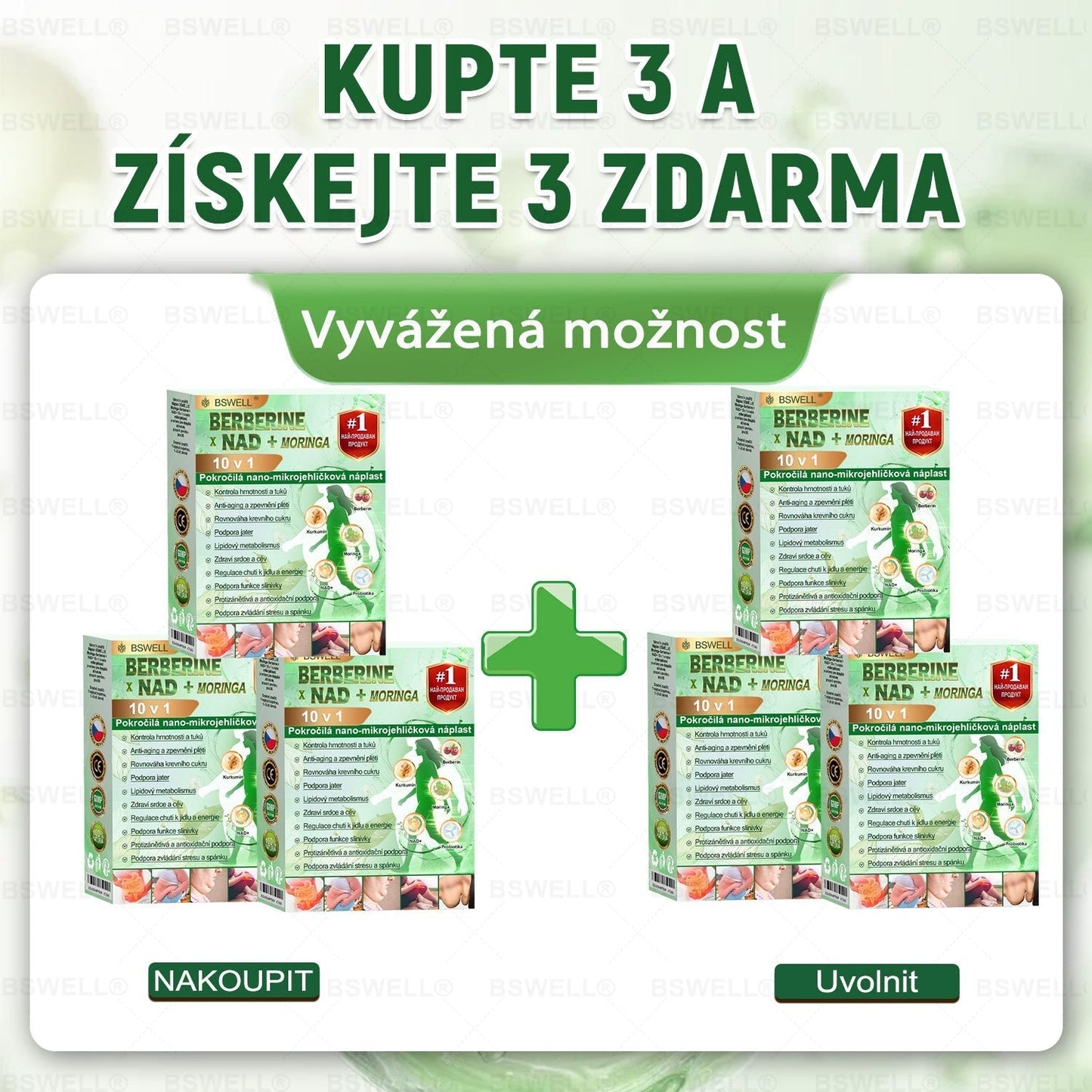 🌿 BSWELL® Nano mikrovpichová zeštíhlující náplast✨(Stačí použít pouze jednou denně – viditelné změny již za 28 dní) ✅Bezbolestná, dlouhotrvající, zaměřená na řešení cukrovky, obezity a kardiovaskulárních onemocnění